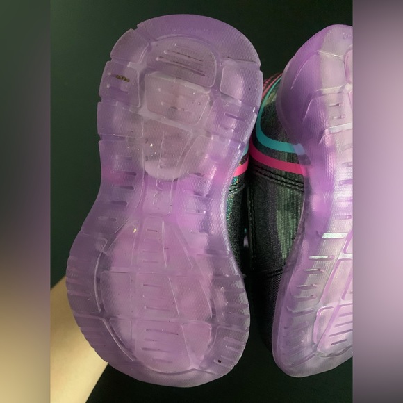 Skechers S Lights zip up boots (Size: 5) - Picture 7 of 9